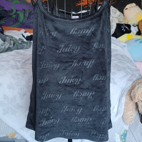 juicy couture velour tank top - Picture 2 of 4